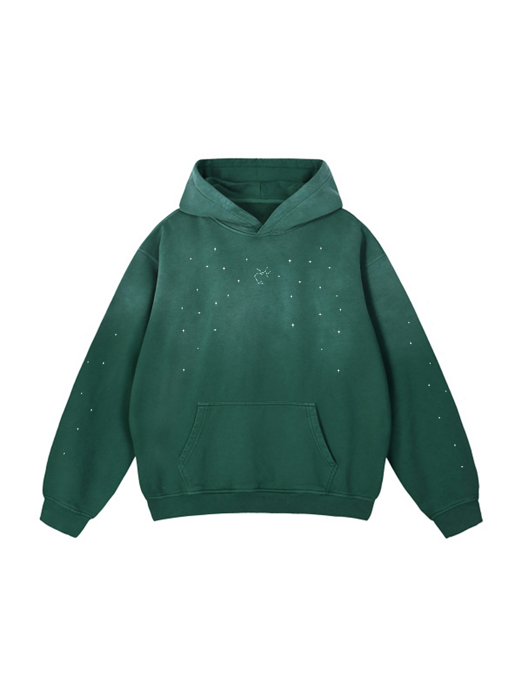 Personalized / Zodiac sign / Heavyweight Sunfade Oversized Hoodie