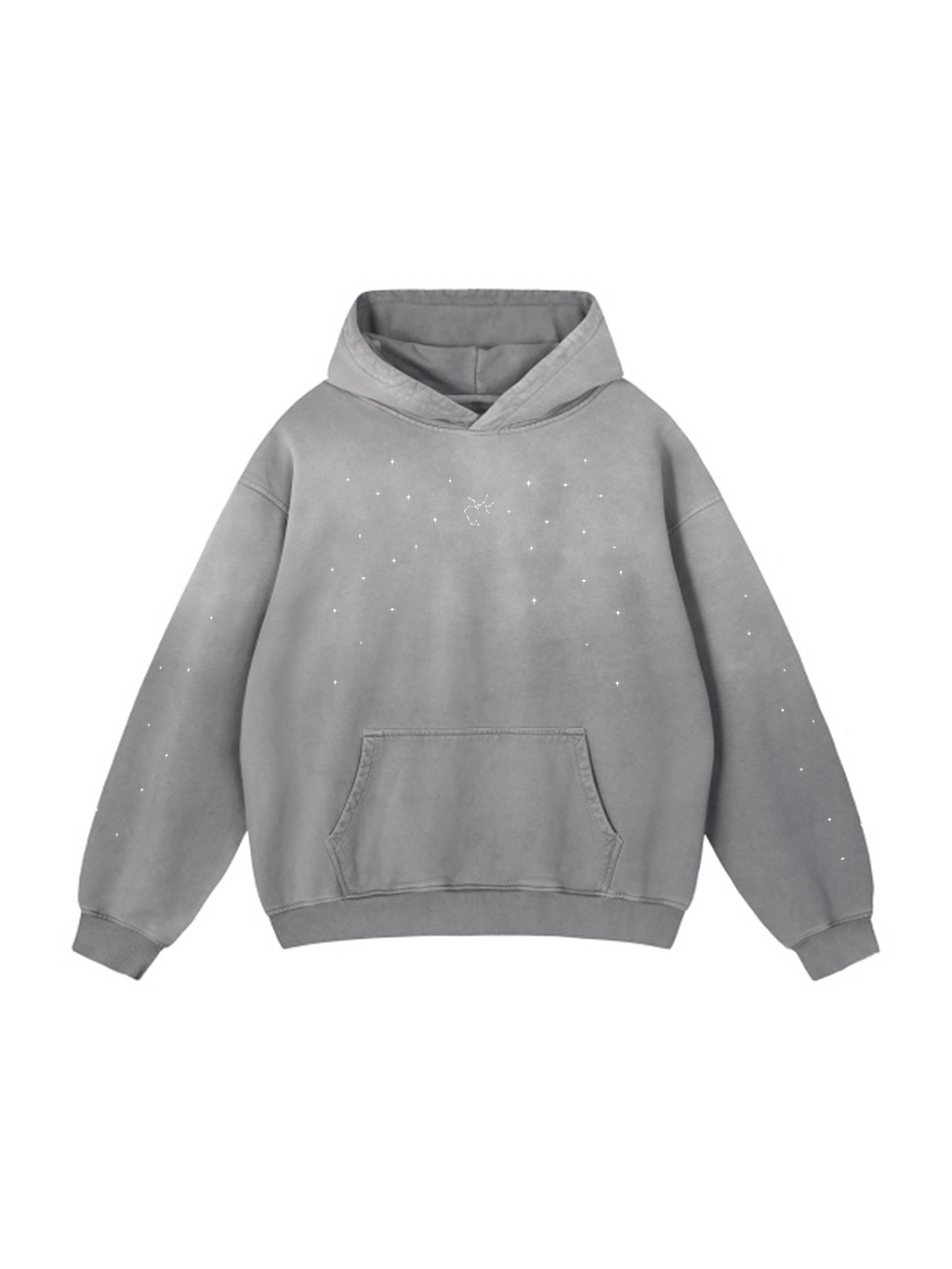 Personalized / Zodiac sign / Heavyweight Sunfade Oversized Hoodie