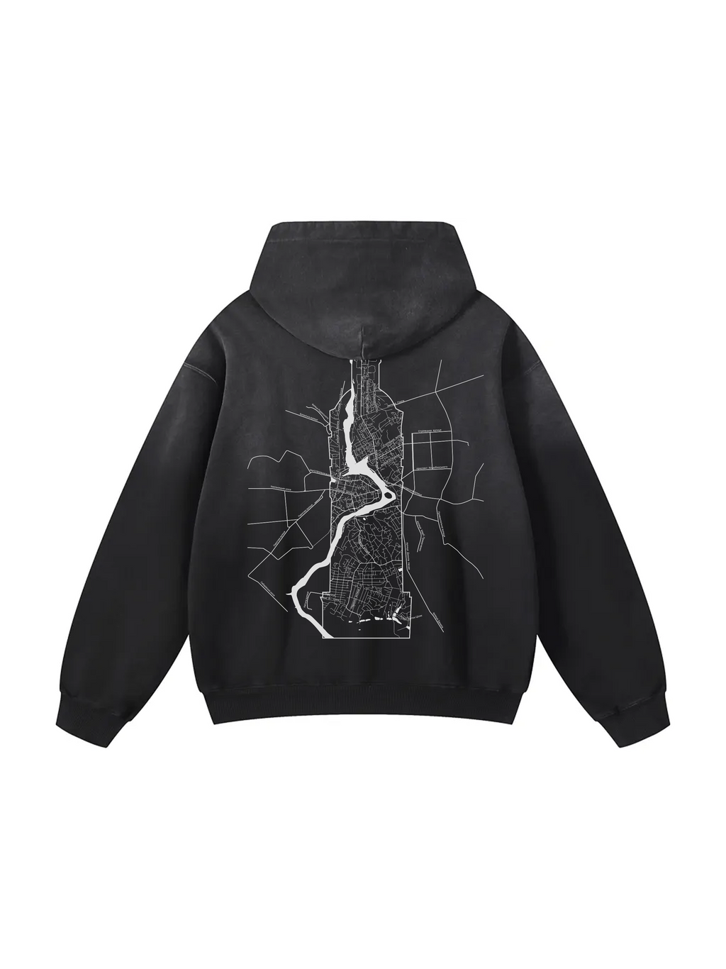 Personalized / Your city / ХАРКІВ / Твоє місто / Heavyweight Sunfade Oversized Hoodie