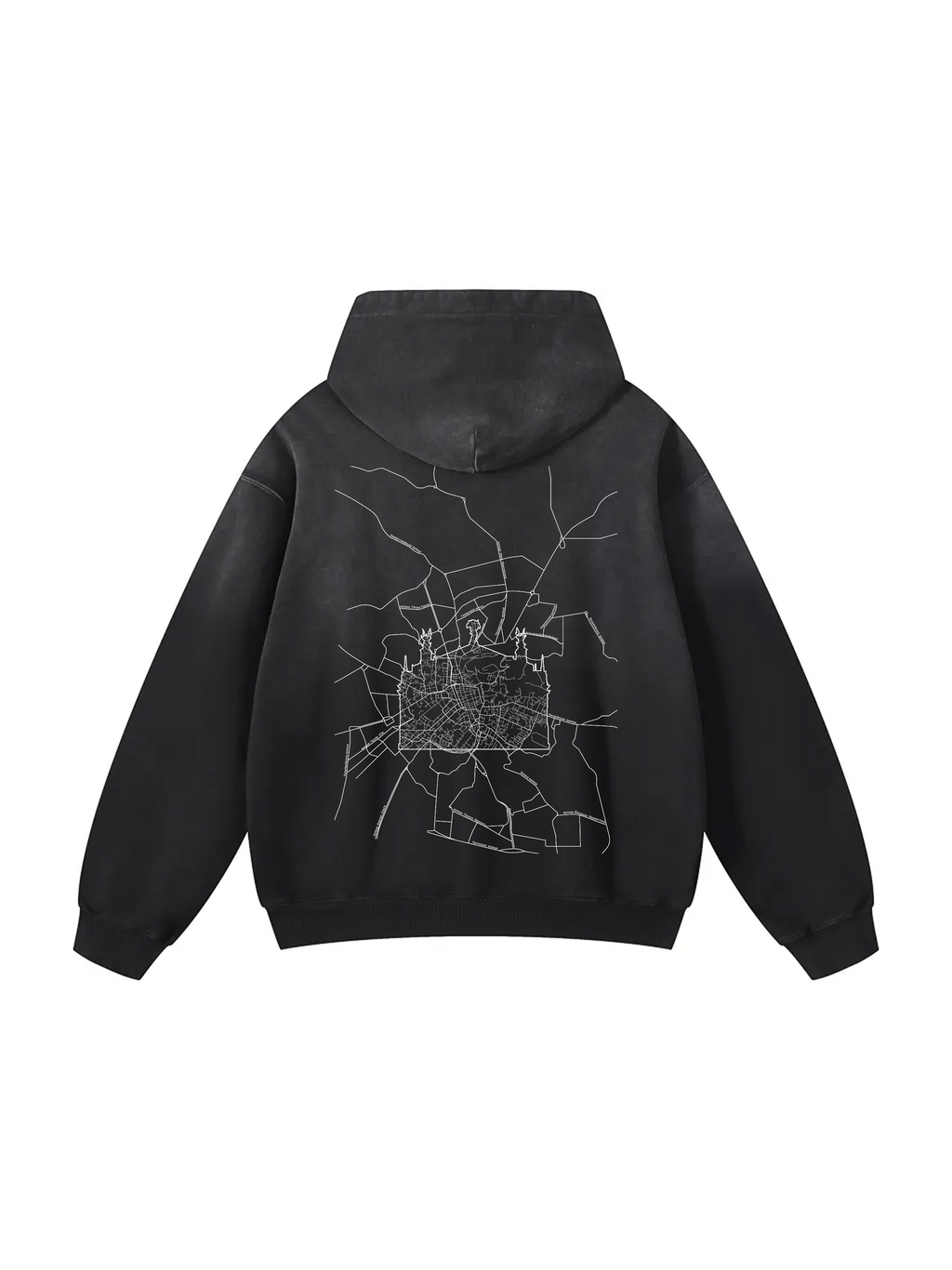 Personalized / Your city / ТЕРНОПІЛЬ / Твоє місто / Heavyweight Sunfade Oversized Hoodie