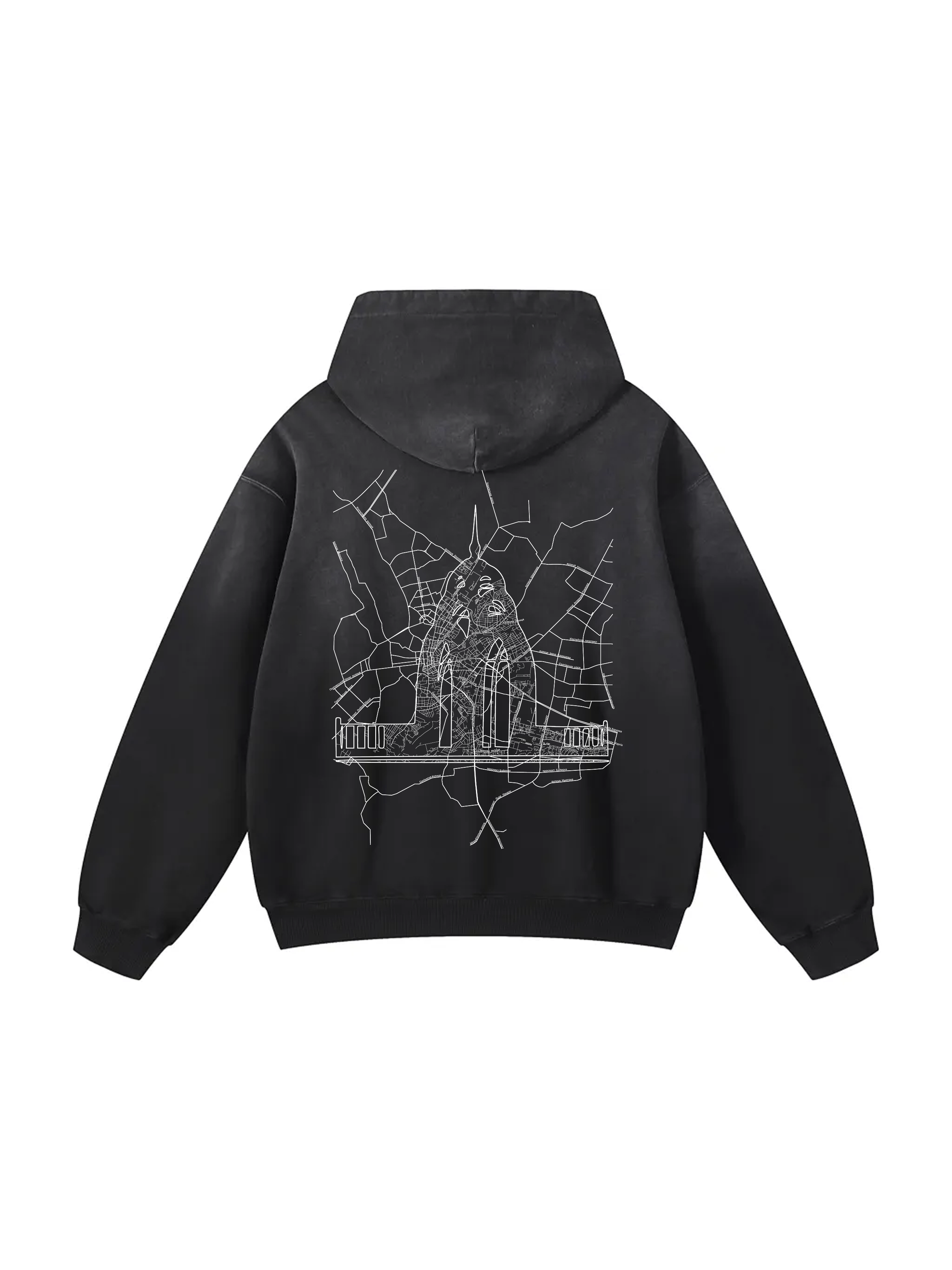 Personalized / Your city / ТЕРНОПІЛЬ / Твоє місто / Heavyweight Sunfade Oversized Hoodie