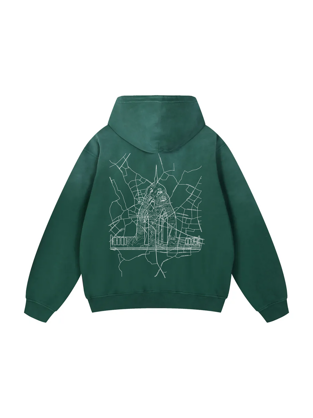 Personalized / Your city / ЛЬВІВ / Твоє місто / Heavyweight Sunfade Oversized Hoodie