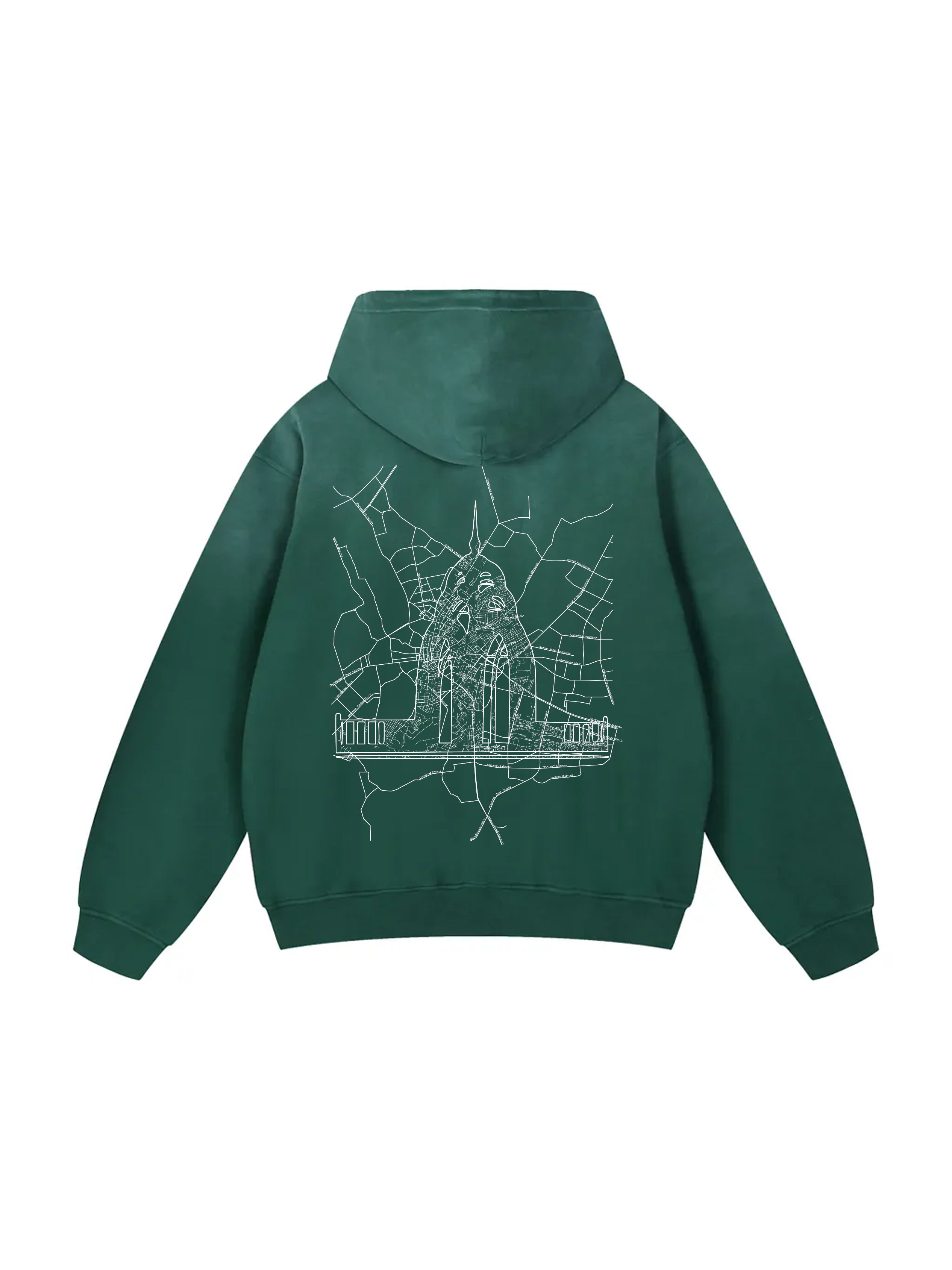 Personalized / Your city / ВІННИЦЯ / Твоє місто / Heavyweight Sunfade Oversized Hoodie