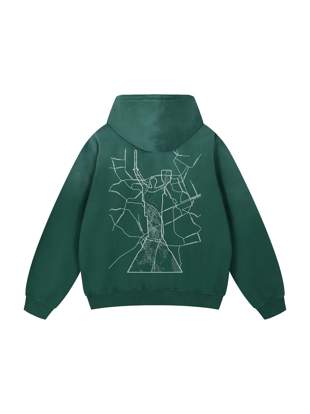 Personalized / Your city / ТЕРНОПІЛЬ / Твоє місто / Heavyweight Sunfade Oversized Hoodie