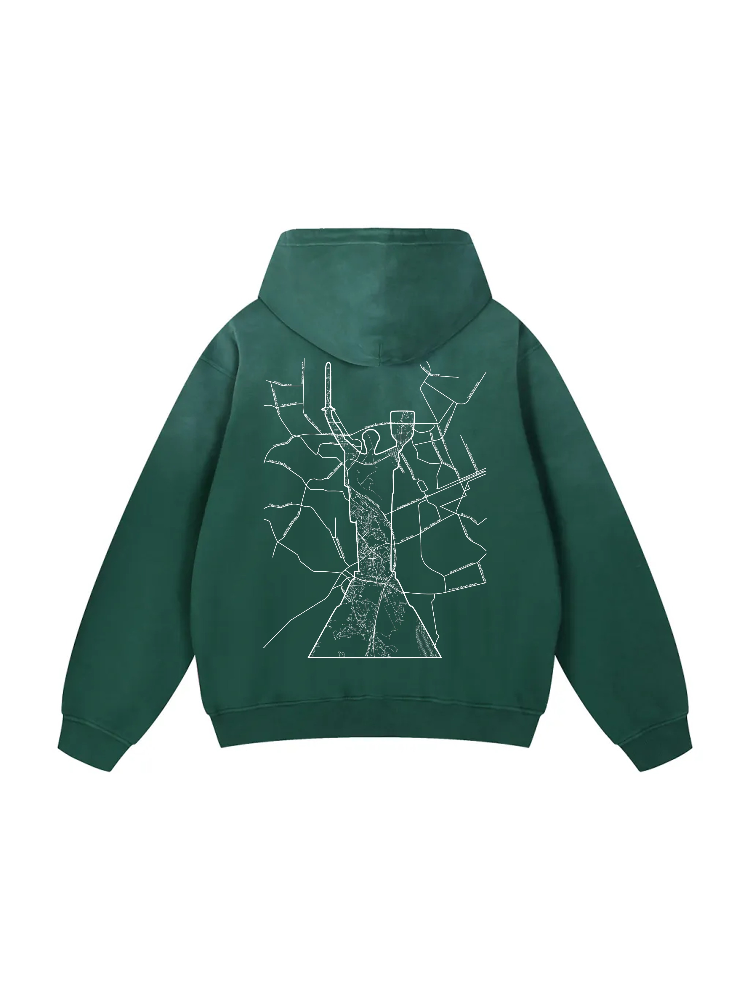 Personalized / Your city / ТЕРНОПІЛЬ / Твоє місто / Heavyweight Sunfade Oversized Hoodie