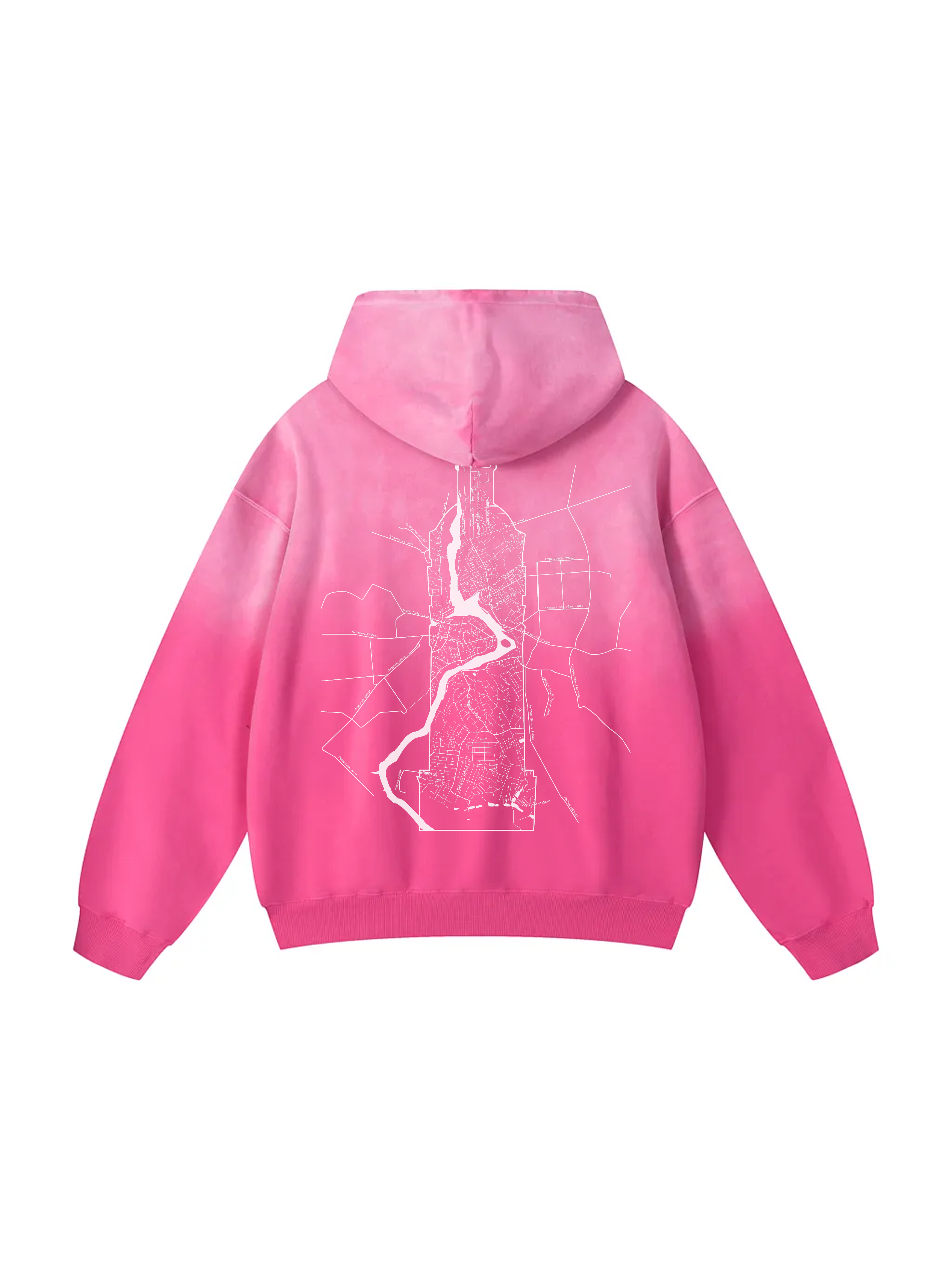 Personalized / Your city / ХАРКІВ / Твоє місто / Heavyweight Sunfade Oversized Hoodie