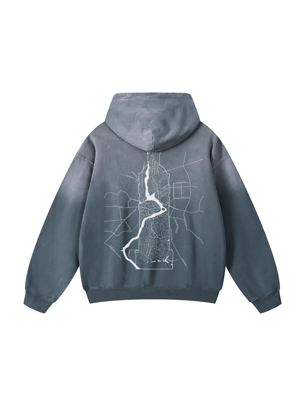 Personalized / Your city / ТЕРНОПІЛЬ / Твоє місто / Heavyweight Sunfade Oversized Hoodie