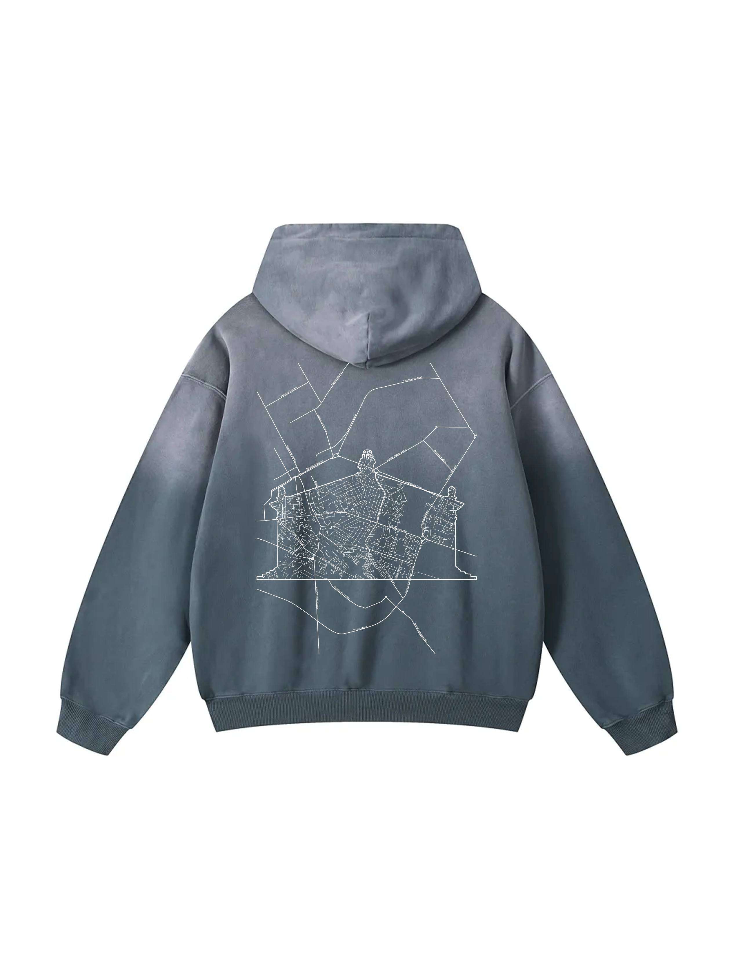 Personalized / Your city / ТЕРНОПІЛЬ / Твоє місто / Heavyweight Sunfade Oversized Hoodie