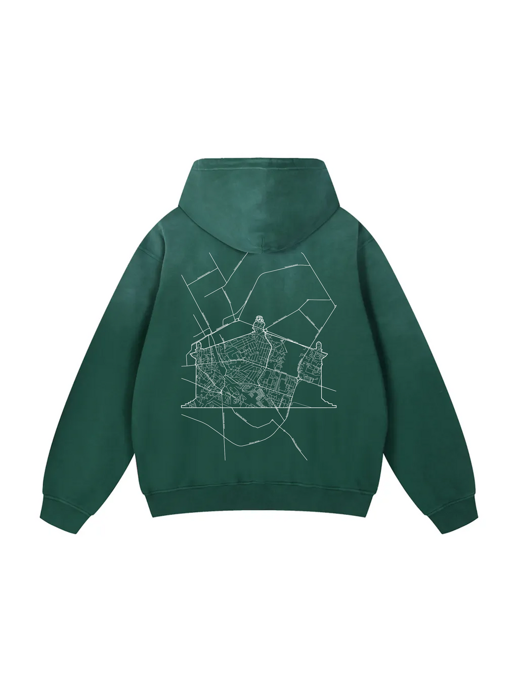 Personalized / Your city / ТЕРНОПІЛЬ / Твоє місто / Heavyweight Sunfade Oversized Hoodie