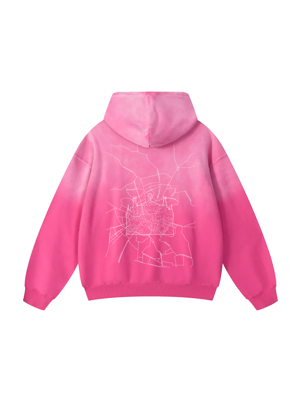 Твоє місто / Your city / Personalized / Heavyweight Sunfade Oversized Hoodie