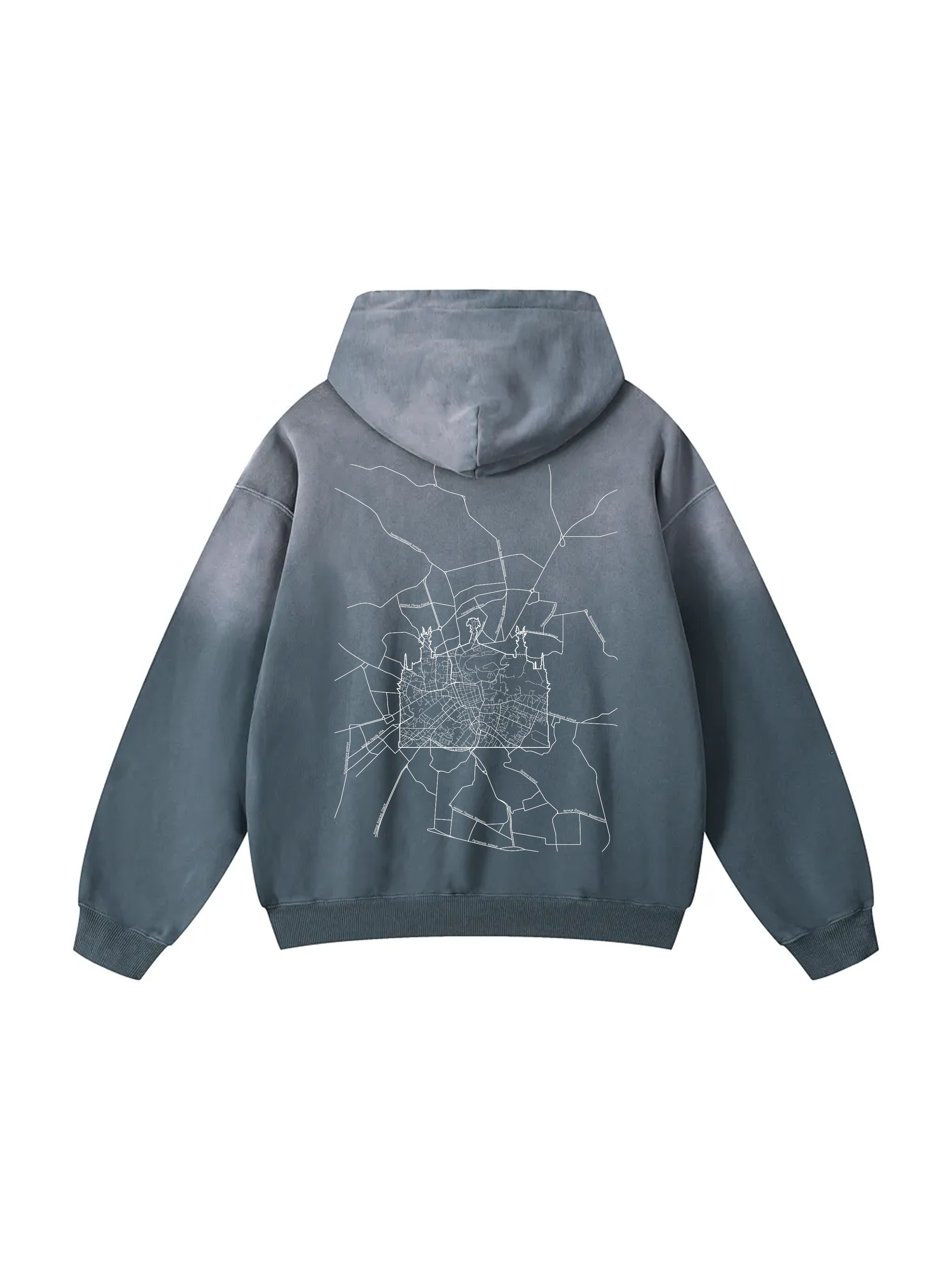 Personalized / Your city / ВІННИЦЯ / Твоє місто / Heavyweight Sunfade Oversized Hoodie