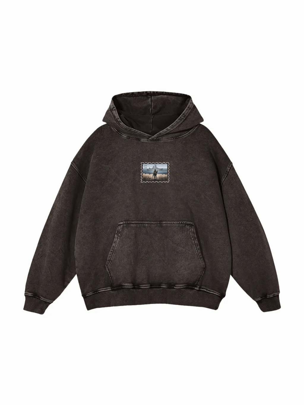 Поштова марка РВК ІНХ / Snow Washed Loose Cotton Hoodie