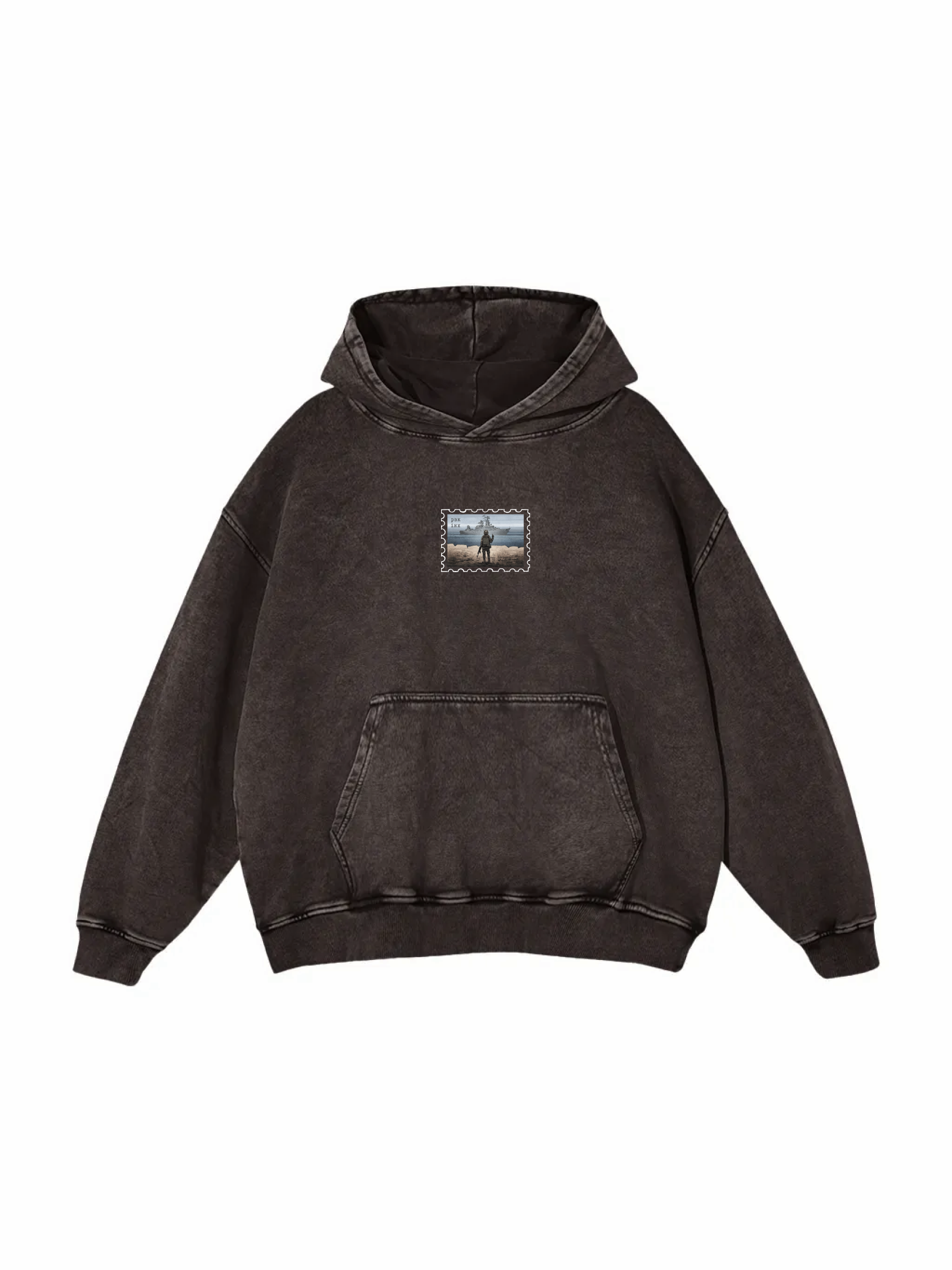 Поштова марка РВК ІНХ / Snow Washed Loose Cotton Hoodie
