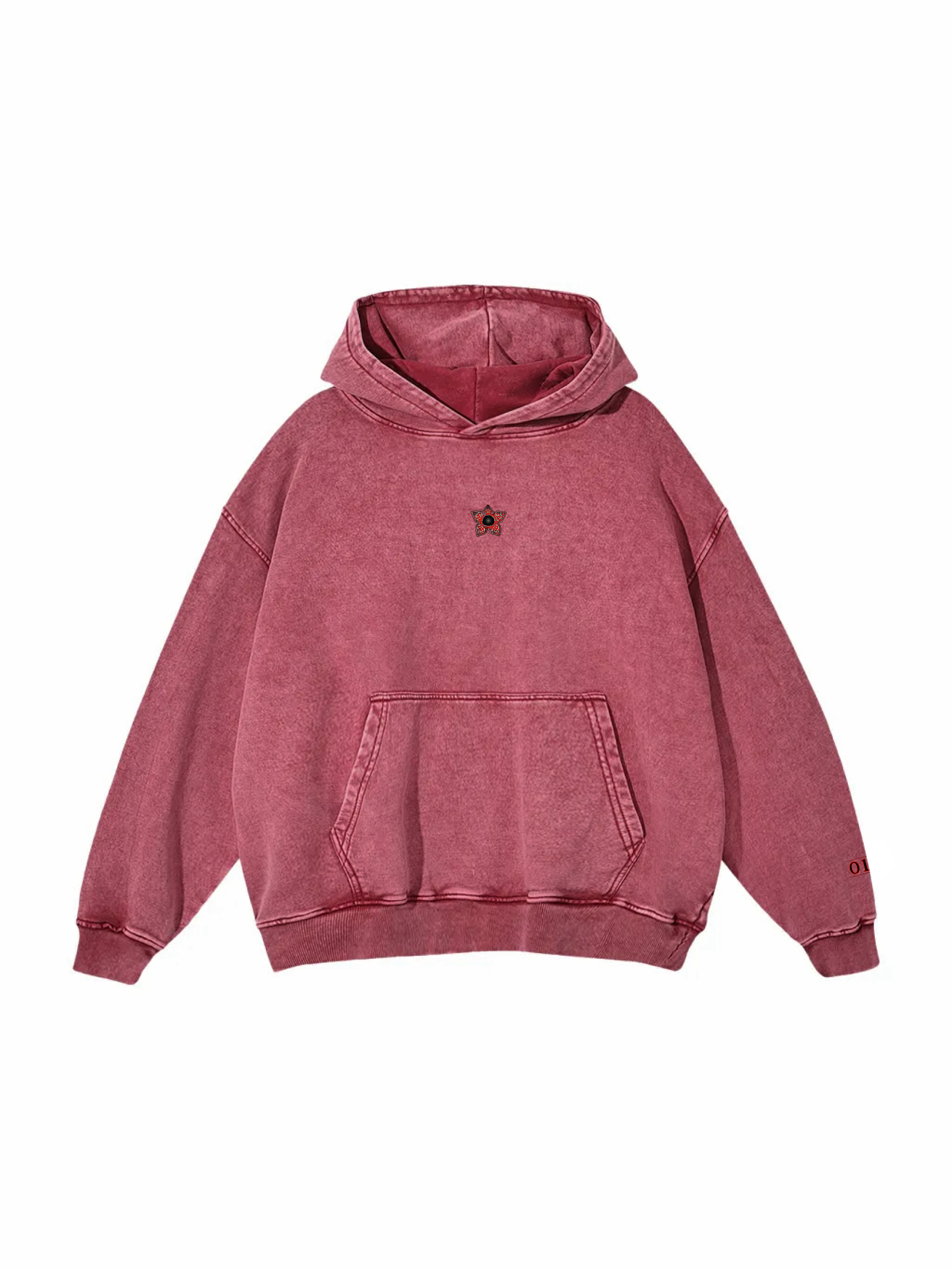 ST / LIMITED / Snow Washed Loose Cotton Hoodie