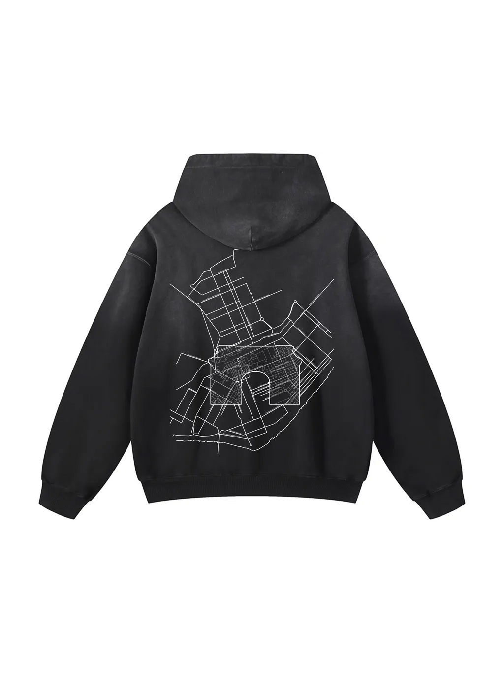 Personalized / Your city / ХЕРСОН / Твоє місто / Heavyweight Sunfade Oversized Hoodie