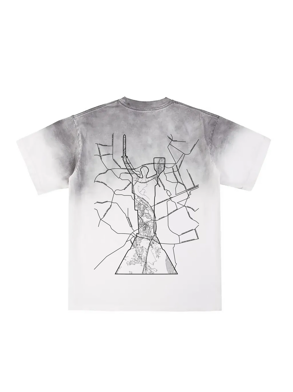 Personalized / Your city / Твоє місто / Sunfade Edge Gradient T-Shirt