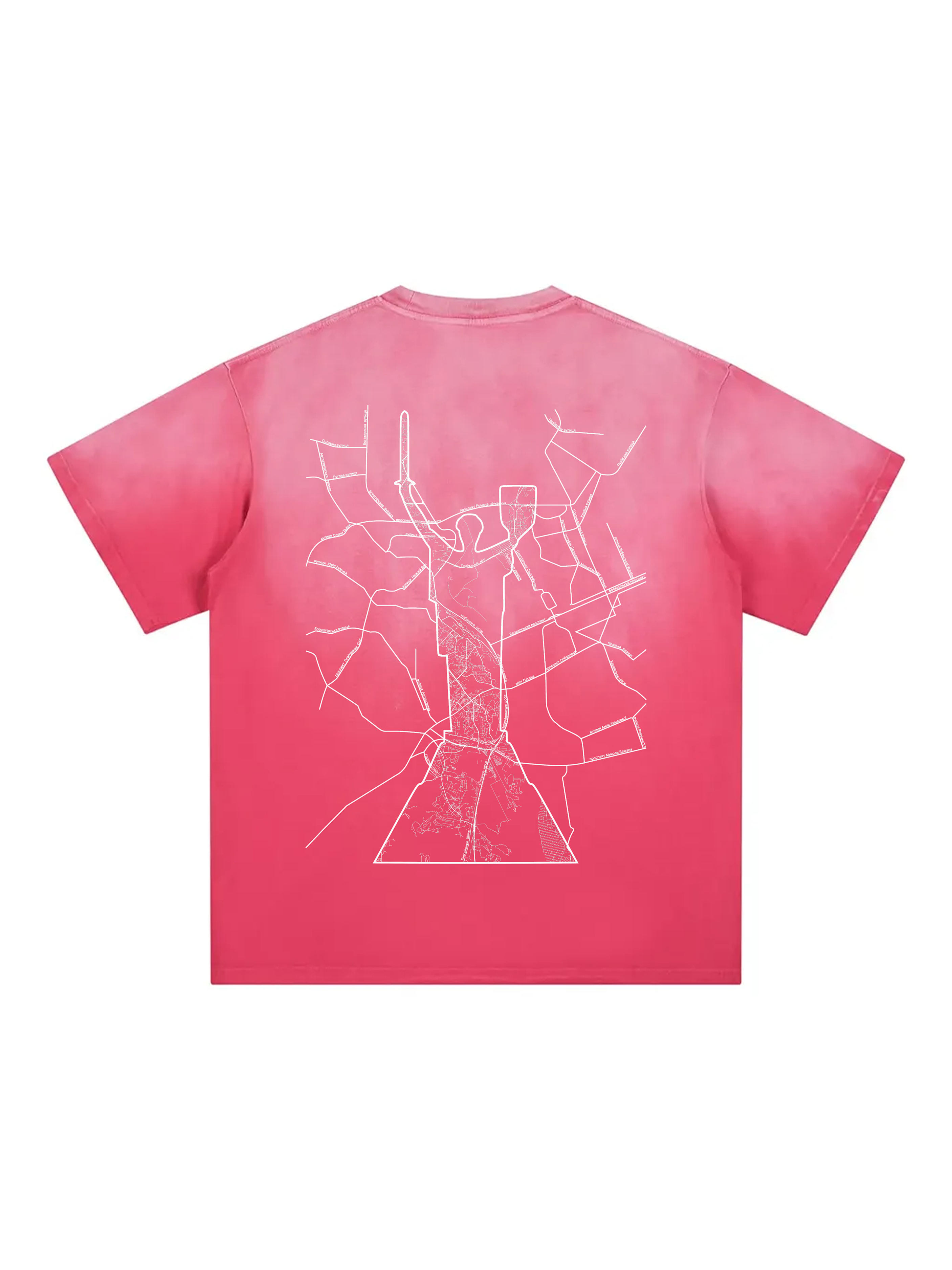 Personalized / Your city / Твоє місто / Sunfade Edge Gradient T-Shirt