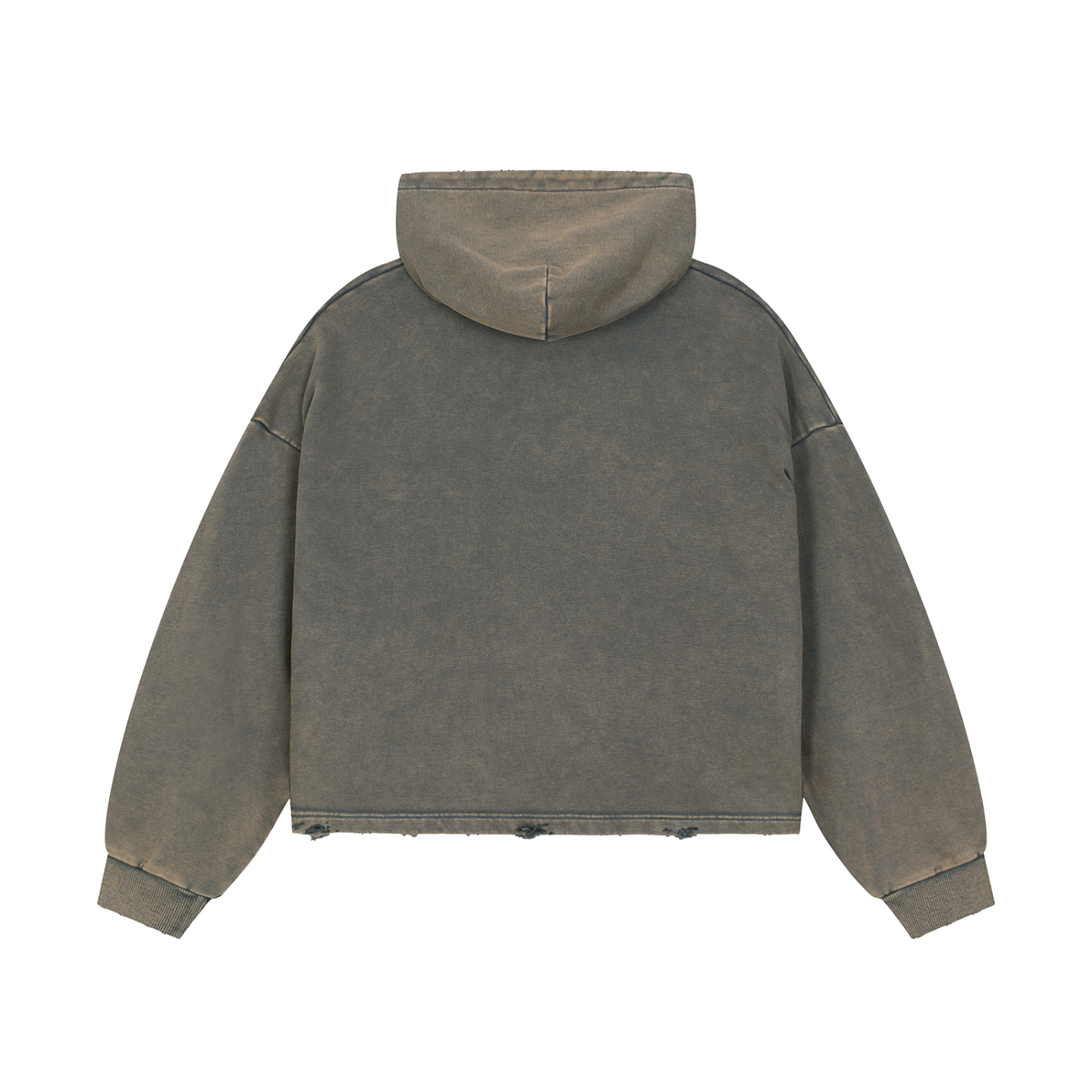 Vintage Washed Frayed-Hem Hoodie / Поможіть не словом, а доларом.