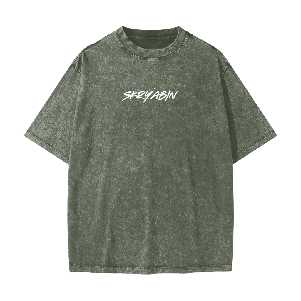 Heavyweight Snow Washed T-Shirt / Skryabin