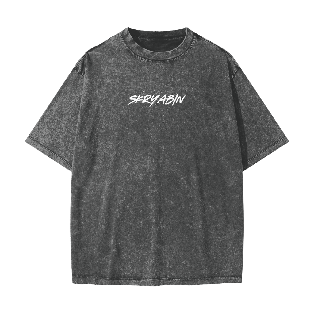 Heavyweight Snow Washed T-Shirt / Skryabin