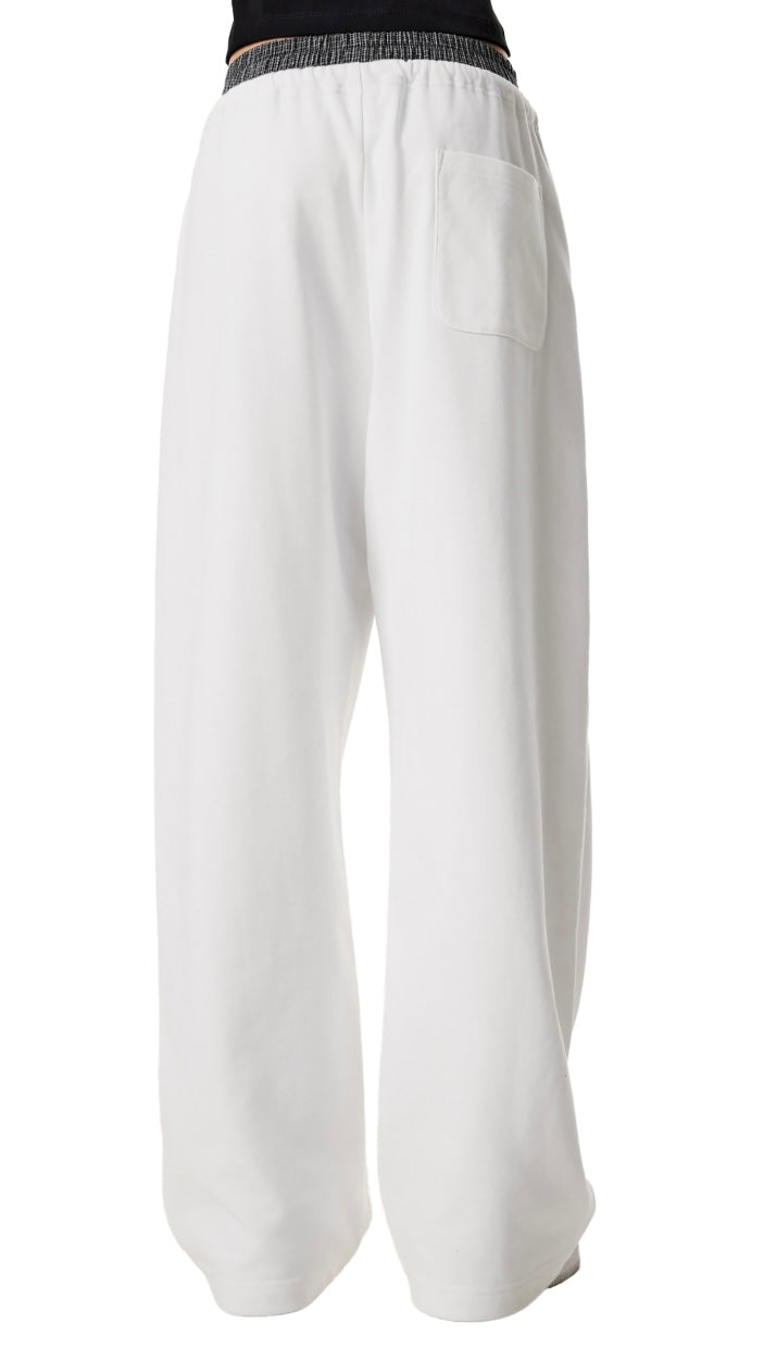 Plaid Contrast Waist Pants Unisex / UA