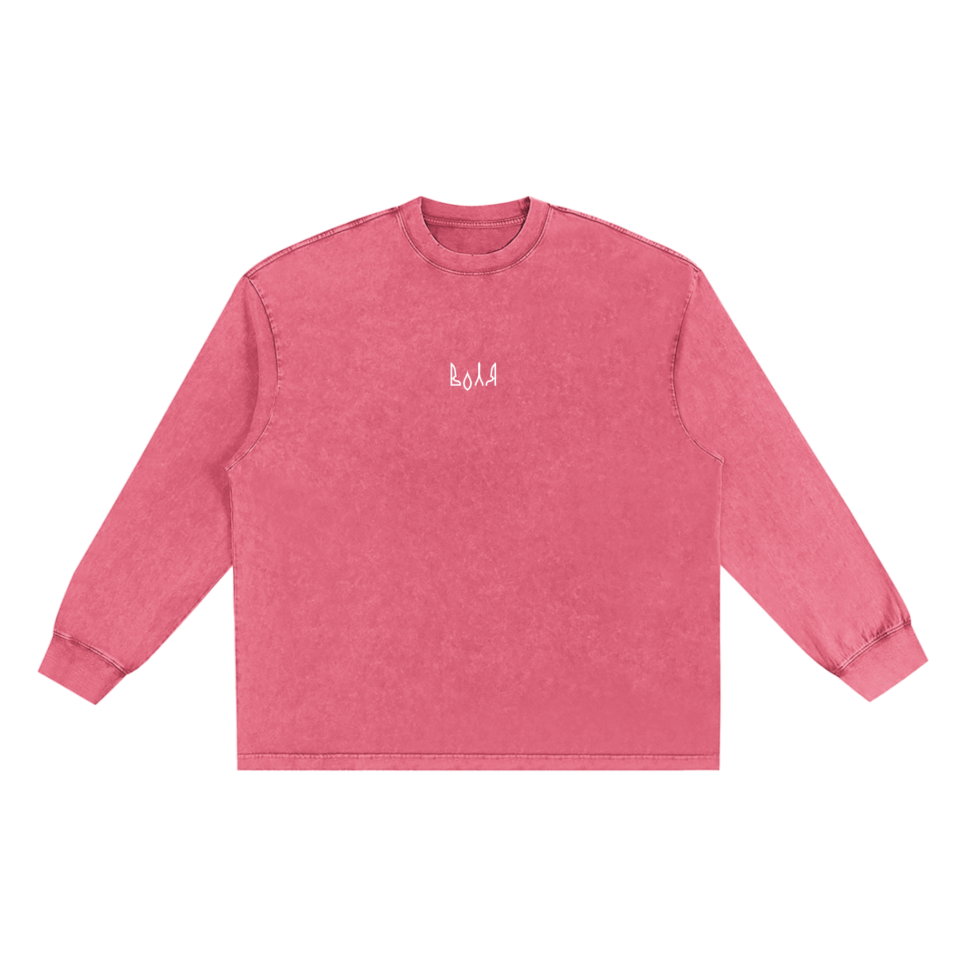 Snow Washed Oversize Long Sleeve T-shirt / Воля